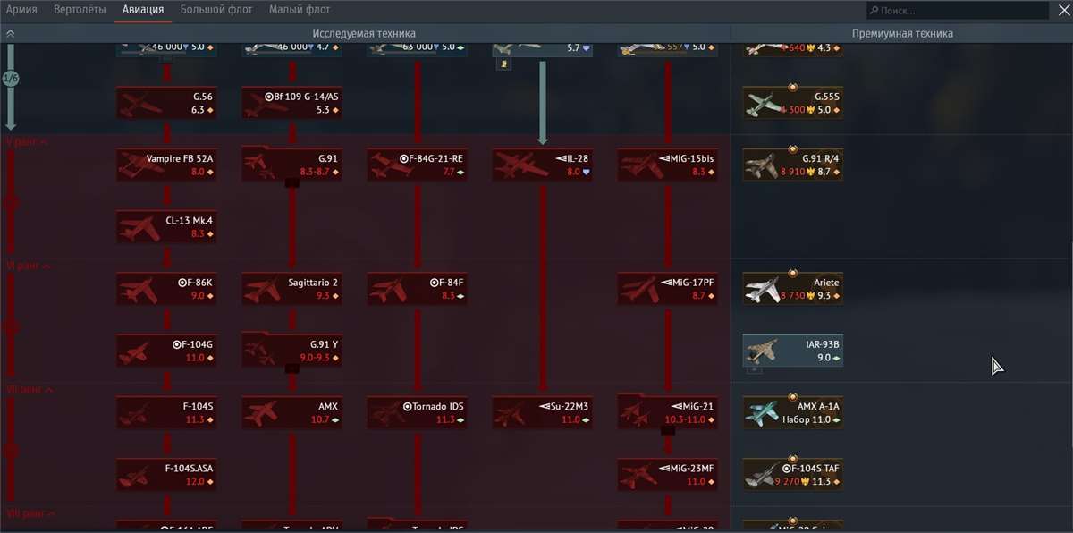 продажа аккаунта к игре War Thunder